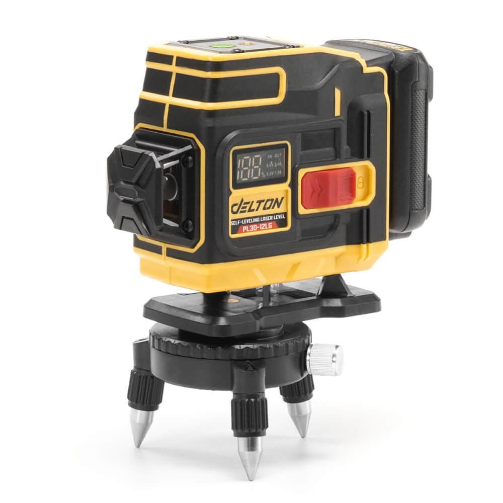 เครื่องวัดระดับเลเซอร์ DELTON รุ่น PL3D-12LG 3 มิติ 12 เส้น
